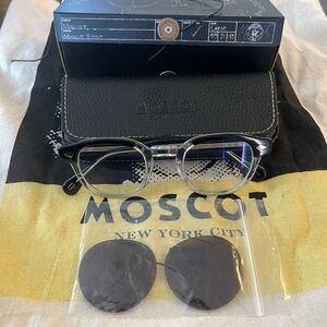 Moscot Originals Lemtosh Black Crystal 46 Optical Eyeglasses